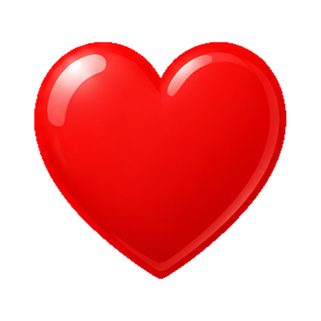 Original — a heart turned into a printable pixel grid